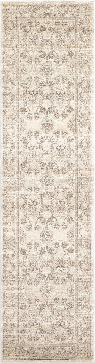 Unique Loom La Jolla T-8769 Ivory Area Rug Runner Lifestyle Image