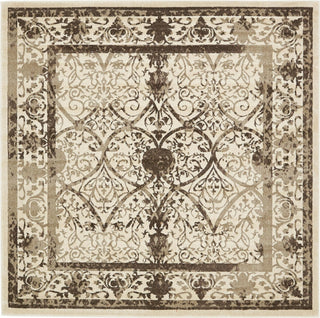 Unique Loom La Jolla T-8771 Beige Area Rug Square Lifestyle Image