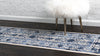 Unique Loom La Jolla T-8771 Ivory and Blue Area Rug Runner Lifestyle Image