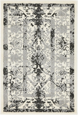 Unique Loom La Jolla T-8771 Ivory and Gray Area Rug main image