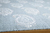 Momeni Lace Embroided LAC-1 Soft Blue Area Rug Closeup