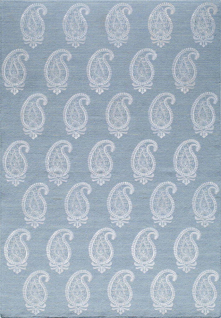 Momeni Lace Embroided LAC-1 Soft Blue Area Rug main image