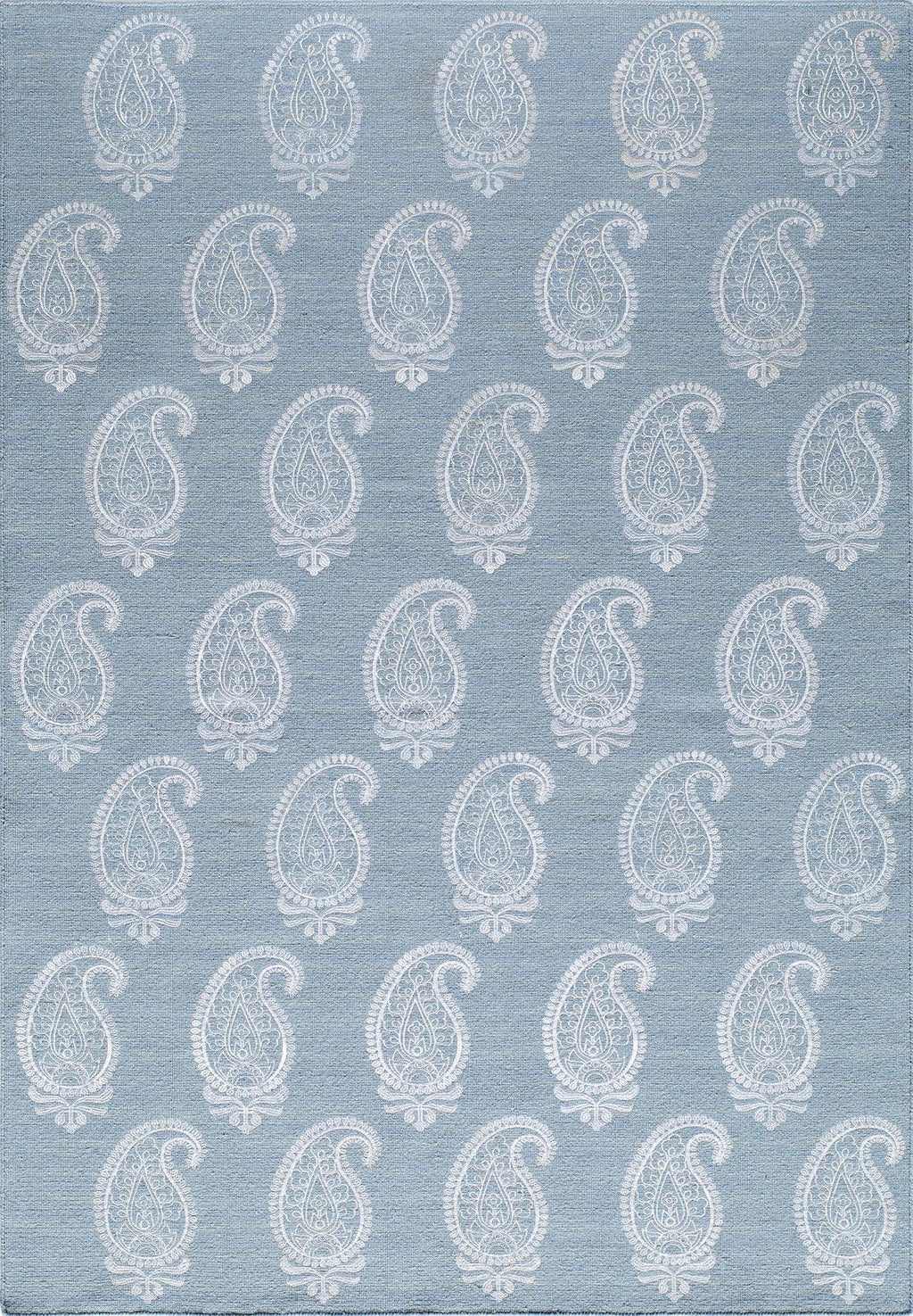Momeni Lace Embroided LAC-1 Soft Blue Area Rug main image