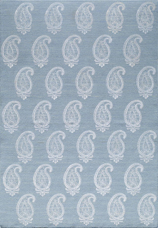 Momeni Lace Embroided LAC-1 Soft Blue Area Rug main image