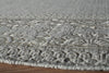 Momeni Lace Embroided LAC-2 Silver Area Rug Corner Shot