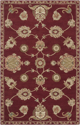 Surya Langley LAG-1001 Burgundy Area Rug 5' x 8'