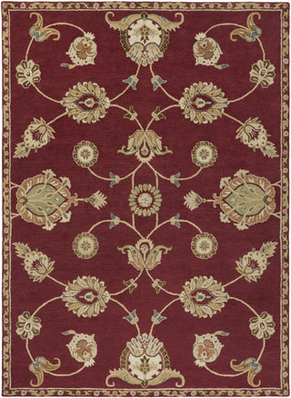 Surya Langley LAG-1001 Burgundy Hand Tufted Area Rug 8' X 11'