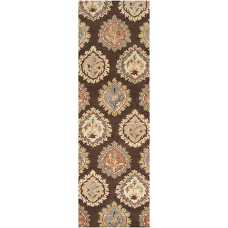 Surya Langley LAG-1012 Chocolate Area Rug 2'6'' x 8' Runner