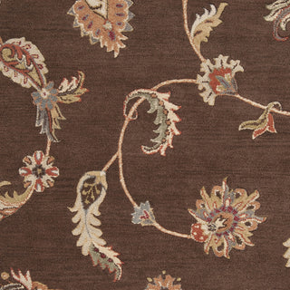 Surya Langley LAG-1015 Chocolate Hand Tufted Area Rug Sample Swatch