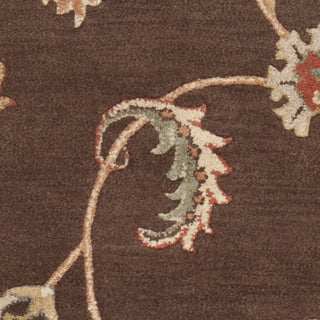 Surya Langley LAG-1015 Chocolate Hand Tufted Area Rug Sample Swatch
