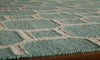 Momeni Laguna LG-01 Aqua Area Rug Corner Shot