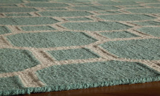 Momeni Laguna LG-01 Aqua Area Rug Corner Shot