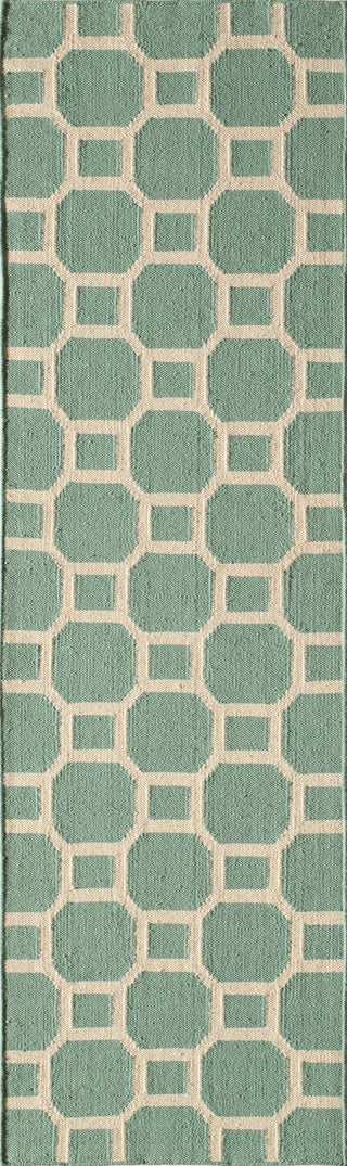 Momeni Laguna LG-01 Aqua Area Rug Closeup