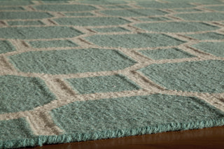 Momeni Laguna LG-01 Aqua Area Rug Closeup