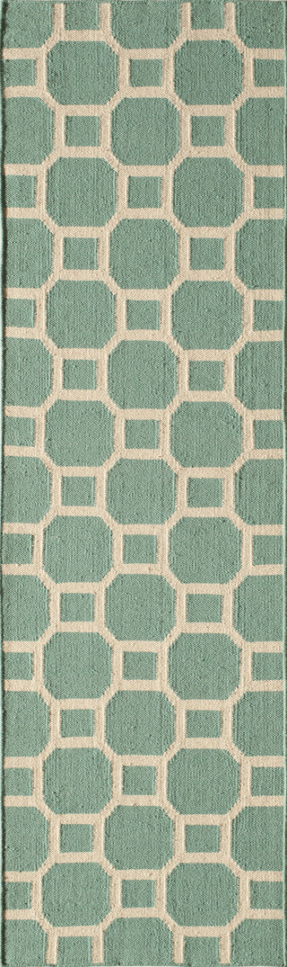 Momeni Laguna LG-01 Aqua Area Rug Close up