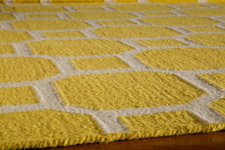 Momeni Laguna LG-01 Lemon Area Rug Corner Shot