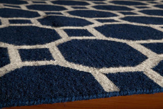 Momeni Laguna LG-01 Navy Area Rug Corner Shot