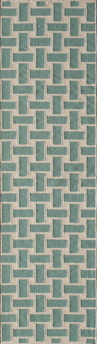 Momeni Laguna LG-02 Aqua Area Rug Closeup