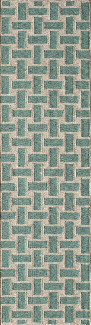 Momeni Laguna LG-02 Aqua Area Rug Close up