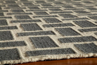 Momeni Laguna LG-02 Grey Area Rug Corner Shot