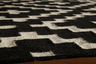 Momeni Laguna LG-04 Black Area Rug Closeup Feature