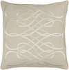 Surya Leah LAH004 Pillow by GlucksteinHome 22 X 22 X 5 Poly filled