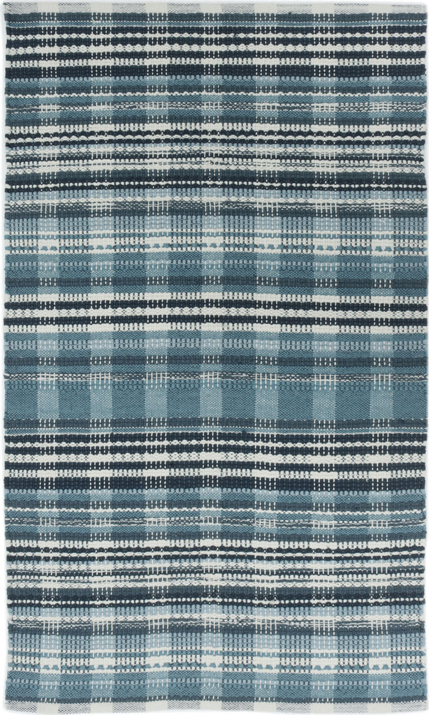 NuStory Loomed Lakehouse Blue Area Rug 