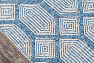 Momeni Langdon LGD-4 Blue Area Rug by Erin Gates Close up