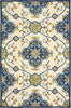 LR Resources Lavish 54073 Ivory Area Rug Main Image