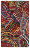 LR Resources Layla 03402 Multi Hand Hooked Area Rug 5' X 7'9'