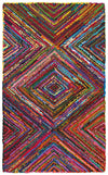 LR Resources Layla 03405 Multi Hand Hooked Area Rug 3'6'' X 5'6''