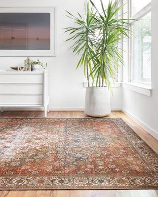 Loloi II Layla LAY-05 Ocean/Multi Area Rug Room Scene Featured