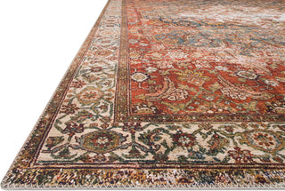 Loloi II Layla LAY-05 Ocean/Multi Area Rug Corner