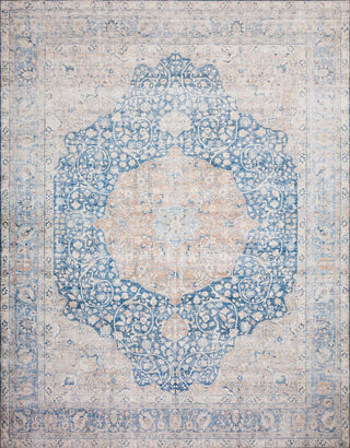 Loloi II Layla LAY-07 Blue/Tangerine Area Rug Main Image