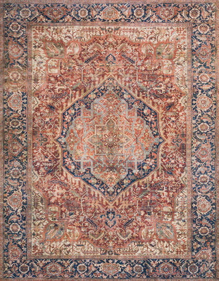 Loloi II Layla LAY-08 Red/Navy Area Rug Main Image