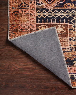 Loloi II Layla LAY-14 Mocha/Blush Area Rug Backing Image