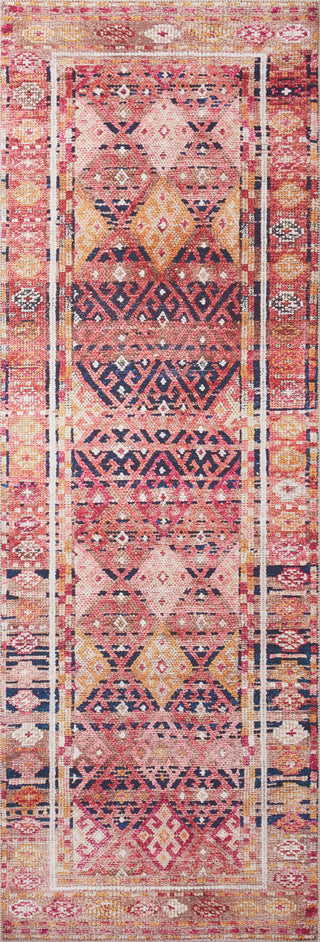 Loloi II Layla LAY-15 Magenta/Multi Area Rug 2'6''x7'6'' Runner