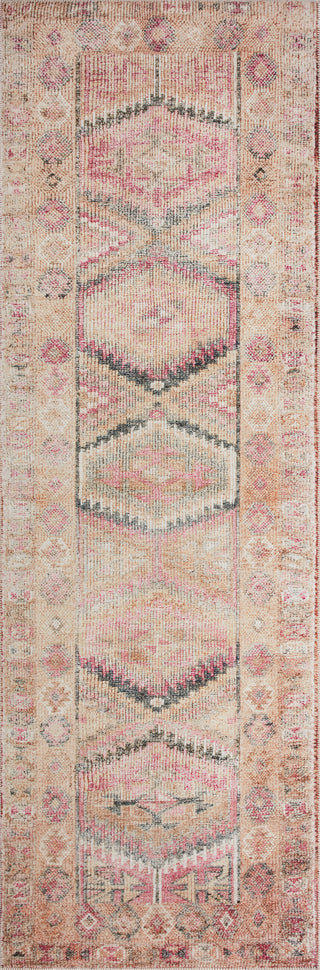 Loloi II Layla LAY-17 Pink/Lagoon Area Rug 2'6''x 7'6'' Runner