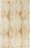 Surya Libra One LBO-1002 White Hand Knotted Area Rug by Joe Ginsberg 6' X 9'