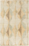 Surya Libra One LBO-1002 White Hand Knotted Area Rug by Joe Ginsberg 6' X 9'