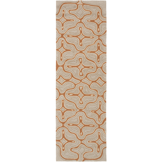 Surya Labyrinth LBR-1012 Butter Area Rug by Julie Cohn 2'6'' x 8' Runner