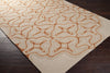 Surya Labyrinth LBR-1012 Butter Hand Hooked Area Rug by Julie Cohn 5x8 Corner