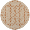 Surya Labyrinth LBR-1012 Butter Area Rug by Julie Cohn 8' Round