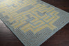 Surya Labyrinth LBR-1013 Slate Hand Hooked Area Rug by Julie Cohn 5x8 Corner