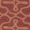 Surya Labyrinth LBR-1014 Burgundy Hand Hooked Area Rug by Julie Cohn Sample Swatch