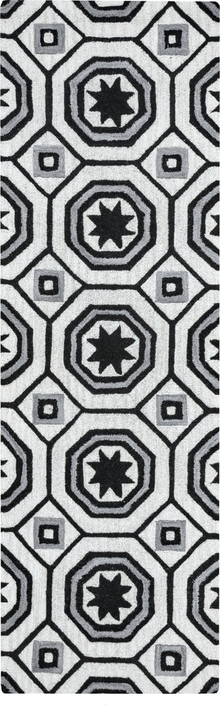 Rizzy Arden Loft-Lisbon Corner LC9428 Light Gray Area Rug 