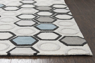 Rizzy Arden Loft-Lisbon Corner LC9430 Light Gray Area Rug 