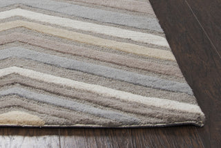 Rizzy Arden Loft-Lisbon Corner LC9431 Gray Area Rug 