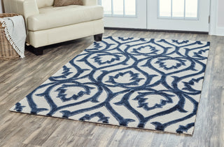 Rizzy Arden Loft-Lisbon Corner LC9433 Light Gray Area Rug  Feature