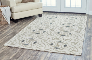 Rizzy Arden Loft-Lisbon Corner LC9434 Gray Area Rug  Feature